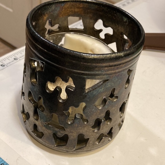 Cole Pottery Black Oxidized Candle Luminaire Red Clay W/ Black Oxidization - Picture 15 of 17